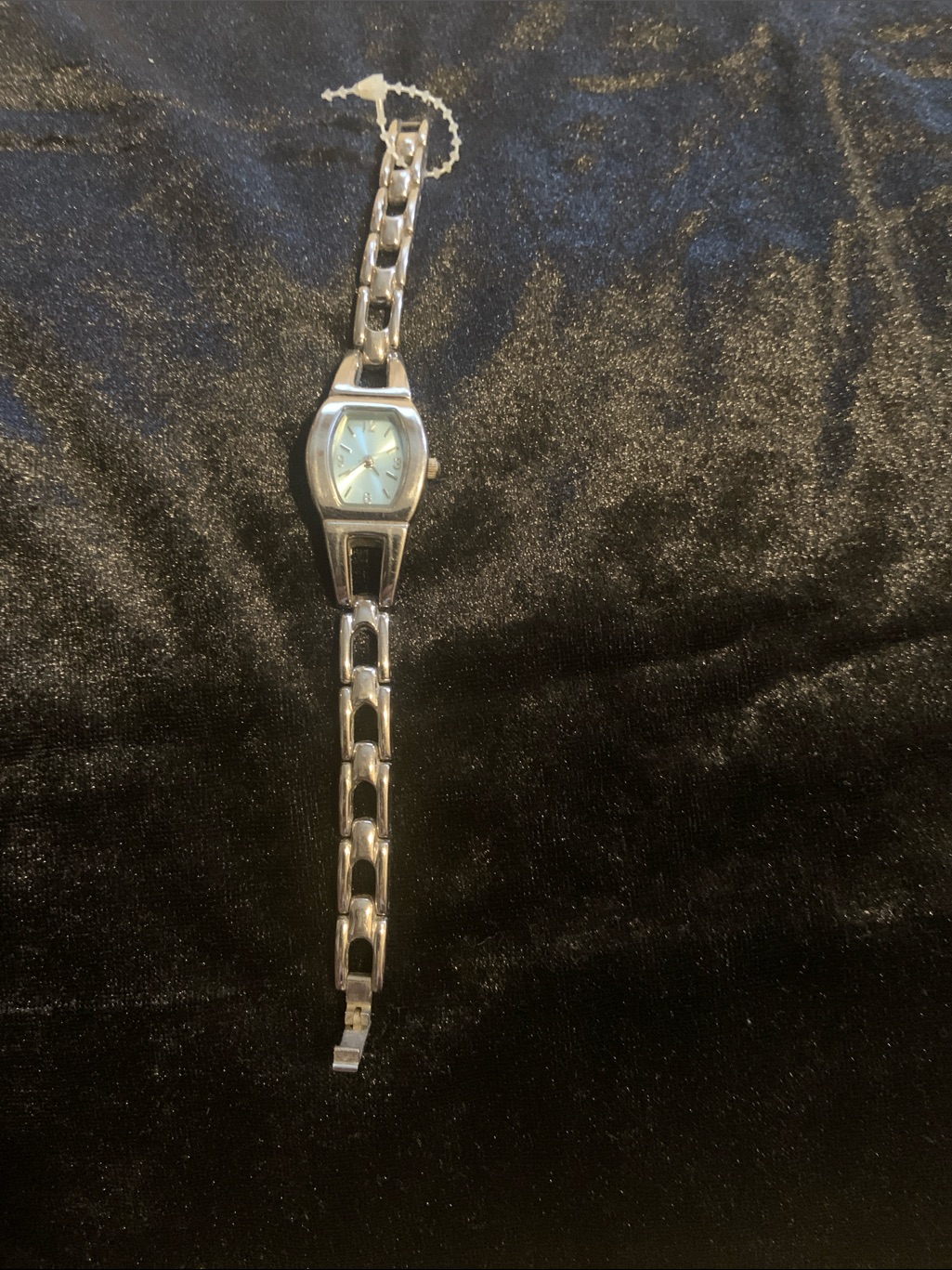 Xhilaration Silver Bracelet Watch With Light Blue Dial